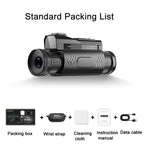 4K HD WiFi Night Vision Monocular 28X Zoom 64MP Infrared Hunting Telescope With No-Glow Recording & Animal Call Simulator, Standard, 4 In 1 Set