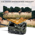 20MP 4G Message Outdoor Rain Fog Proof Infrared Tracking Hunting Camera, HC-801LTE
