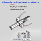 Car Electric/Pneumatic Pliers High-pressure Grease Nozzles, Double-handle Nozzle