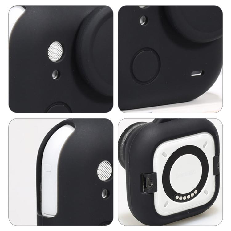 For Insta360 GO Ultra Silicone Case & Lens Cap Set with Lanyard  Anti-Scratch Camera Body Protector, Silicone Case & Lens Cap Set