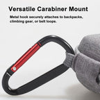 For Insta360 GO Ultra Carrying Case Shockproof EVA Portable Travel Storage Bag With Carabiner Clip, Carrying Case Gray