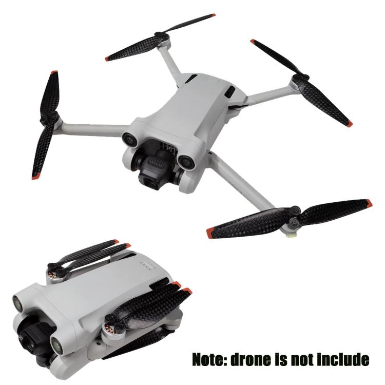 For DJI Mini 3 Pro/4 Pro 6030F Carbon Fiber Noise-reducing Propellers, For Mini 4 Pro/Mini 3 Pro 8pcs