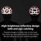 WEST BIKING Reflective Night Riding Bike Helmet with Magnetic Visor Lightweight & Breathable Unisex Cycling Helmet