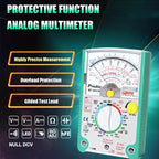 Analog Multimeter 26 Range Misoperation-Proof Burn-Proof Electrical Meter, ProsKit MT-2017N