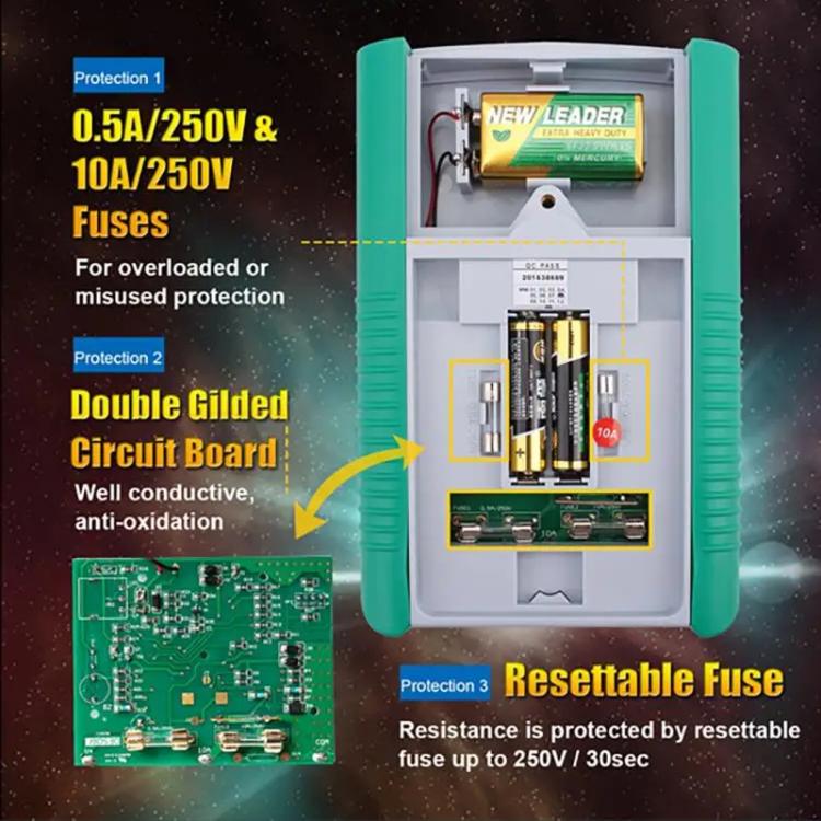 Analog Multimeter 26 Range Misoperation-Proof Burn-Proof Electrical Meter, ProsKit MT-2017N