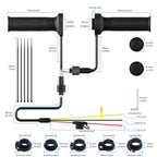 ACC Cable Motorcycle 6-speed Memory Heated Throttle Grip, CS-1958B1