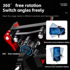 WEST BIKING Bicycle Phone Mount Aluminum Alloy Road / Mountain Bike Navigation Holder, Handlebar Black, Handlebar Silver, Handlebar Red, Stem Black, Stem Silver, Stem Red