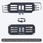 WEST BIKING 10-in-1 Bicycle Repair Tool Kit Bike Multi-Tool with Hex Keys, Adapter Socket Set, SL4/PH1/T25 Bits