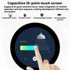 WAVESHARE 31523 ESP32-P4 Touch Circular LCD Screen Development Board, ESP32-P4-WIFI6-Touch-LCD-3.4C, ESP32-P4-WIFI6-Touch-LCD-4C