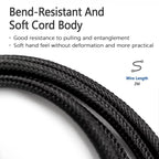 2m Tuning Edition Headphone Cable For Sennheiser GAME ONE / GAME ZERO / PC 373D / GSP350 / GSP500 / GSP600, Single Plug, Dual Plug