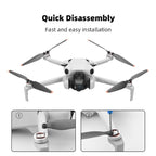 For DJI Mini 4 Pro 4pairs Drone Propeller Blades 6030F Props Replacement Parts