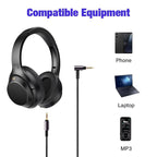 3.5mm Headphone Audio Cable, For Sony WH-1000XM3 / WH-1000XM2 / WH-1000XM4 / WH-H900N / WH-H800, 1.5m Wire Control, 1.5m Direct