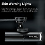 WEST BIKING Bicycle High-Brightness Rechargeable Headlight With Power Reminder Rotatable Function, 400 Lumens, 600 Lumens, 800 Lumens