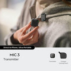 Original Transmitter for DJI Mic 3, Transmitter