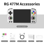ANBERNIC RG 477M  Android 14 Handheld Game Console With Aluminum Alloy Body, 4.7-Inch LTPS In-Cell Touch Screen, 3D Hall Joystick & Self-Developed AI Assistant, 128G, 256G