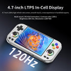 ANBERNIC RG 477M  Android 14 Handheld Game Console With Aluminum Alloy Body, 4.7-Inch LTPS In-Cell Touch Screen, 3D Hall Joystick & Self-Developed AI Assistant, 128G, 256G
