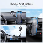 Tronwin JY02 Flexible Arm Dashboard Windshield Car Phone Holder Adjustable Suction Cup Mount