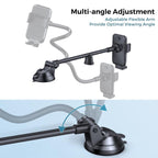 Tronwin JY02 Flexible Arm Dashboard Windshield Car Phone Holder Adjustable Suction Cup Mount