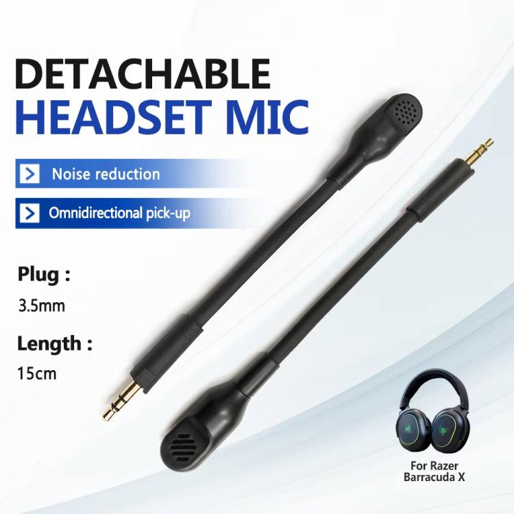 For Razer Barracuda X Gaming Headset Noise Reduction Microphone