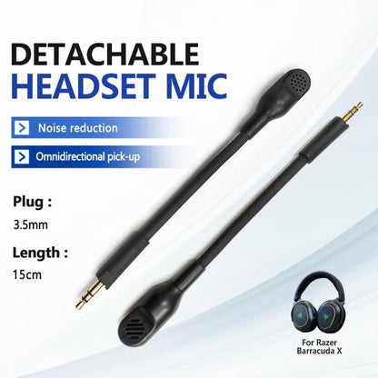 For Razer Barracuda X Gaming Headset Noise Reduction Microphone