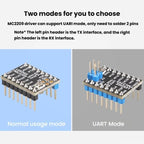 TMC2209 Driver High-Current High-Microstepping Replacement For 2208, A4988, LV8729 3D Printer Accessory