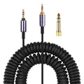 Headphone Spring Audio Cable, For Sony WH-1000XM3 / WH-1000XM2 / WH-1000XM4 / WH-H900N / WH-H800, 1.5m Spring