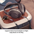 Headphone Spring Audio Cable, For Sony WH-1000XM3 / WH-1000XM2 / WH-1000XM4 / WH-H900N / WH-H800, 1.5m Spring