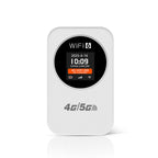 4G/5G Portable WiFi Hotspot 300Mbps Mobile Router With Time Display, 3000mAh Built-In Battery, Asia Edition, Eurasian Edition