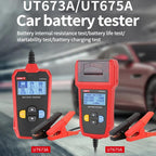 Car Battery Tester For AGM/GEL/EFB & Standard Batteries 3-250Ah Capacity Analyzer, UNI-T UT673A, UNI-T UT675A Printing Support