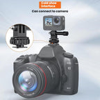 VRIG AC24 1/4 Cold Shoe Mount to Action Camera Adapter Cold Shoe Base F External Camera Tripod