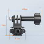 VRIG AC24 1/4 Cold Shoe Mount to Action Camera Adapter Cold Shoe Base F External Camera Tripod