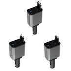 PD30W Car Charger With Retractable Cable, TYPE-C+8 Pin, TYPE-C+TYPE-C, 8 Pin+8 Pin