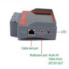 5300ACT 5 Inch HD Surveillance Tester Analog/Coaxial AHD/TVI/CVI Supports 8MP Engineering Tool, US Plug, EU Plug, UK Plug, AU Plug
