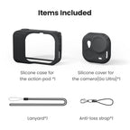 For Insta360 Go Ultra aMagisn Silicone Protective Case Kit All-round Protection Shell