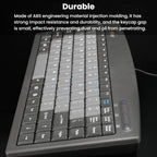 Little Kangaroo DS-9827 88 Key Wired Keyboard With Magnetic Ring Laptop Industrial Office Keyboard, PS2, USB