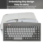 Little Kangaroo DS-9827 88 Key Wired Keyboard With Magnetic Ring Laptop Industrial Office Keyboard, PS2, USB