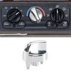 Car Air Conditioning Heater Control Knob For Peterbilt, Black 1pcs, Silver 1pcs, Black 3pcs, Silver 3pcs