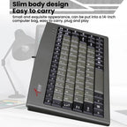 Little Kangaroo DS-3000 88 Key Wired Keyboard With Magnetic Ring Laptop Industrial Office Keyboard, PS2, USB
