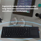 Little Kangaroo DS-8500 Laptop Wired Keyboard With Touchpad, PS2 With Ears, USB With Ears, PS2 Without Ears, USB Without Ears