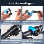 Concealed Aluminum Alloy Bell For Bicycles Mountain Bike Bell
