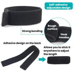 1pair Reflective Pants Cinch Strap For Cycling Sports Pants Garter Leg Band