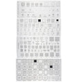 Kaisi 4pcs Solder Paste Stencil Universal Mobile Phone BGA Reballing Stencils 55 Multi-Purpose Steel Mesh, A482+A467+A508
