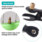 5pcs Schrader To Presta Valve Adapter Clip Portable Presta Valve Inflation Adapter