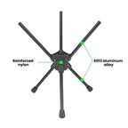 COOL CAMP C-Y008 Outdoor Camping Swivel Folding Chair Aluminum Alloy Triangular Stool For Hiking Fishing Barbecuing