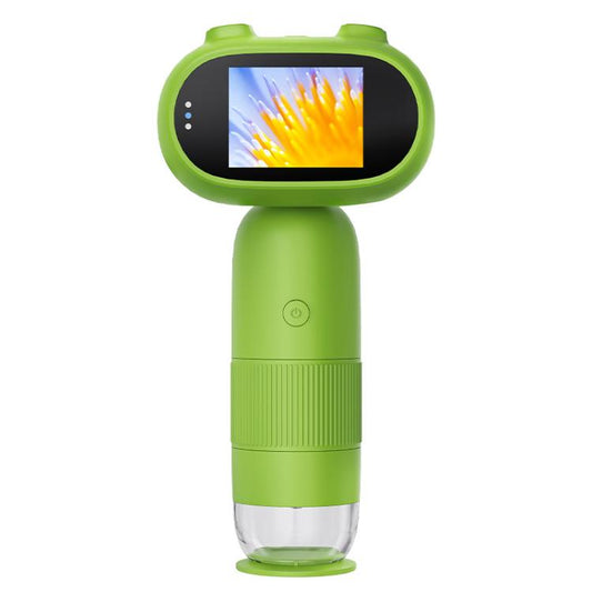 Cartoon HD Children Digital Electronic Microscope With Screen Handheld Portable Magnifier, CM4