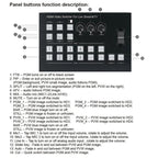 4 In 2 Out HDMI Guide Switchboard Type-C Capture Port OSD Display Game Switcher, EU Plug, UK Plug, US Plug