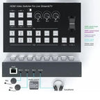 4 In 2 Out HDMI Guide Switchboard Type-C Capture Port OSD Display Game Switcher, EU Plug, UK Plug, US Plug