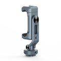 Aluminum Alloy Dual-Head Cold Shoe Phone Mount With Dual 1/4 inch Screw Holes For Horizontal/Vertical Tilting Shooting, PH-18
