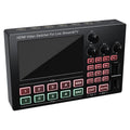 1080P 60Hz 4-Way HDMI Guide Switchboard Built-In 5 Inch Monitor Screen HD Video Live Capture Recording, US Plug, EU Plug, UK Plug
