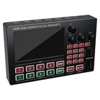 1080P 60Hz 4-Way HDMI Guide Switchboard Built-In 5 Inch Monitor Screen HD Video Live Capture Recording, US Plug, EU Plug, UK Plug